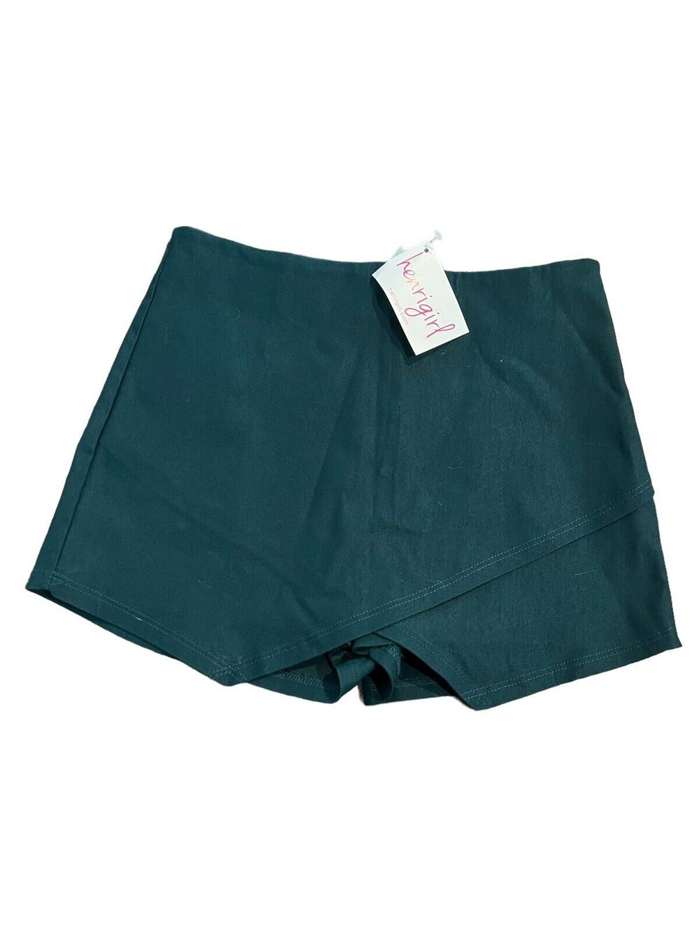NWT Girls Blue Blush Dark Green/Teal Envelope Skort Size Medium Henri Girl Short